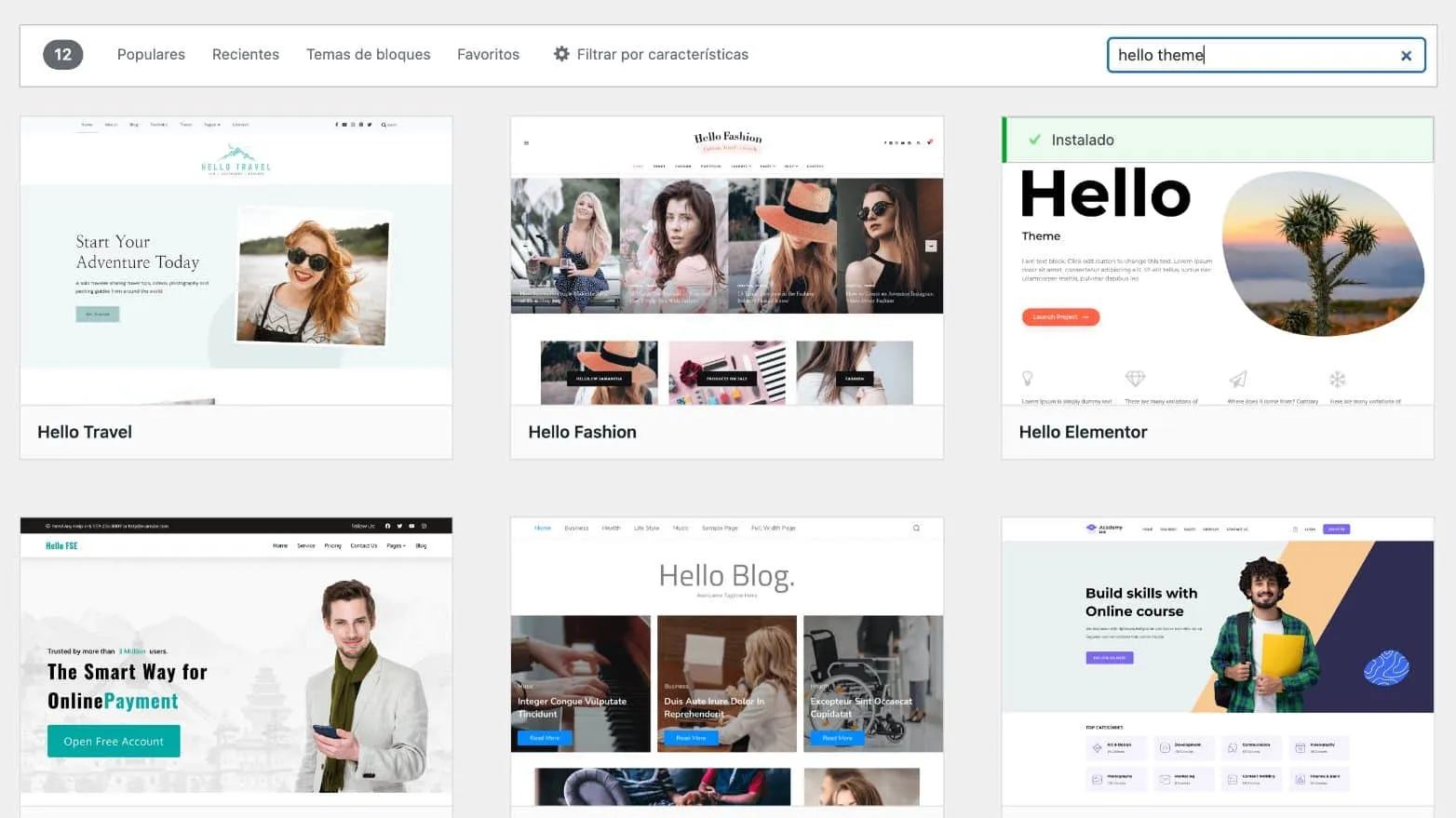 Descargar Hello Theme