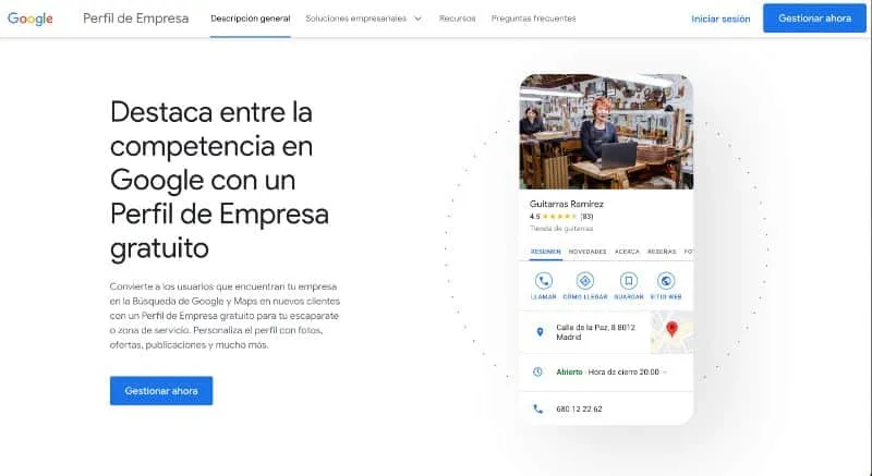 anunciarse en google my business
