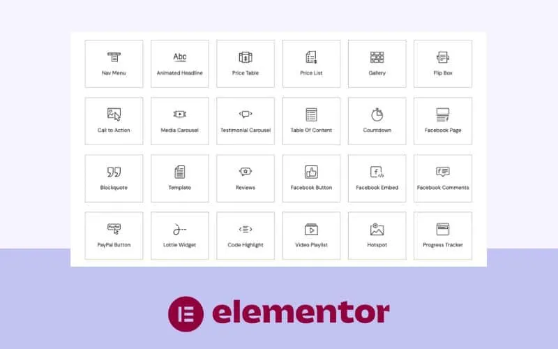 Widgets Elementor PRO