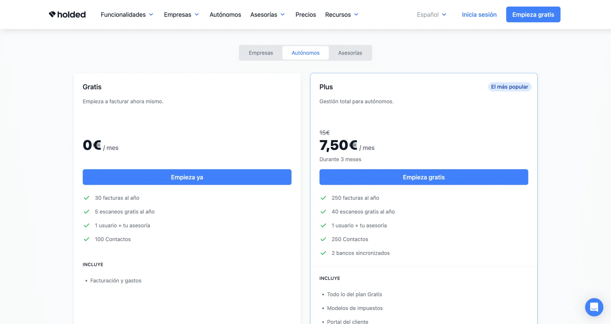 Programa de facturas gratis