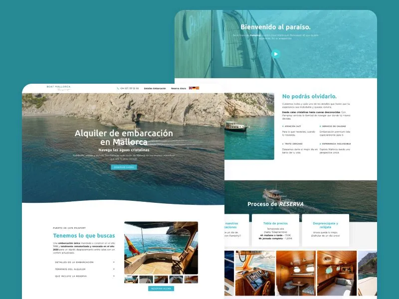 Web de Boat Mallorca