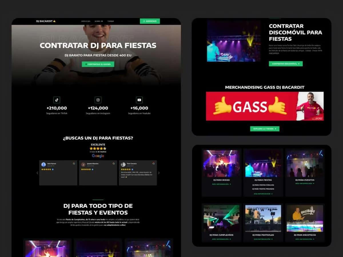 Web de DJ Bacardit