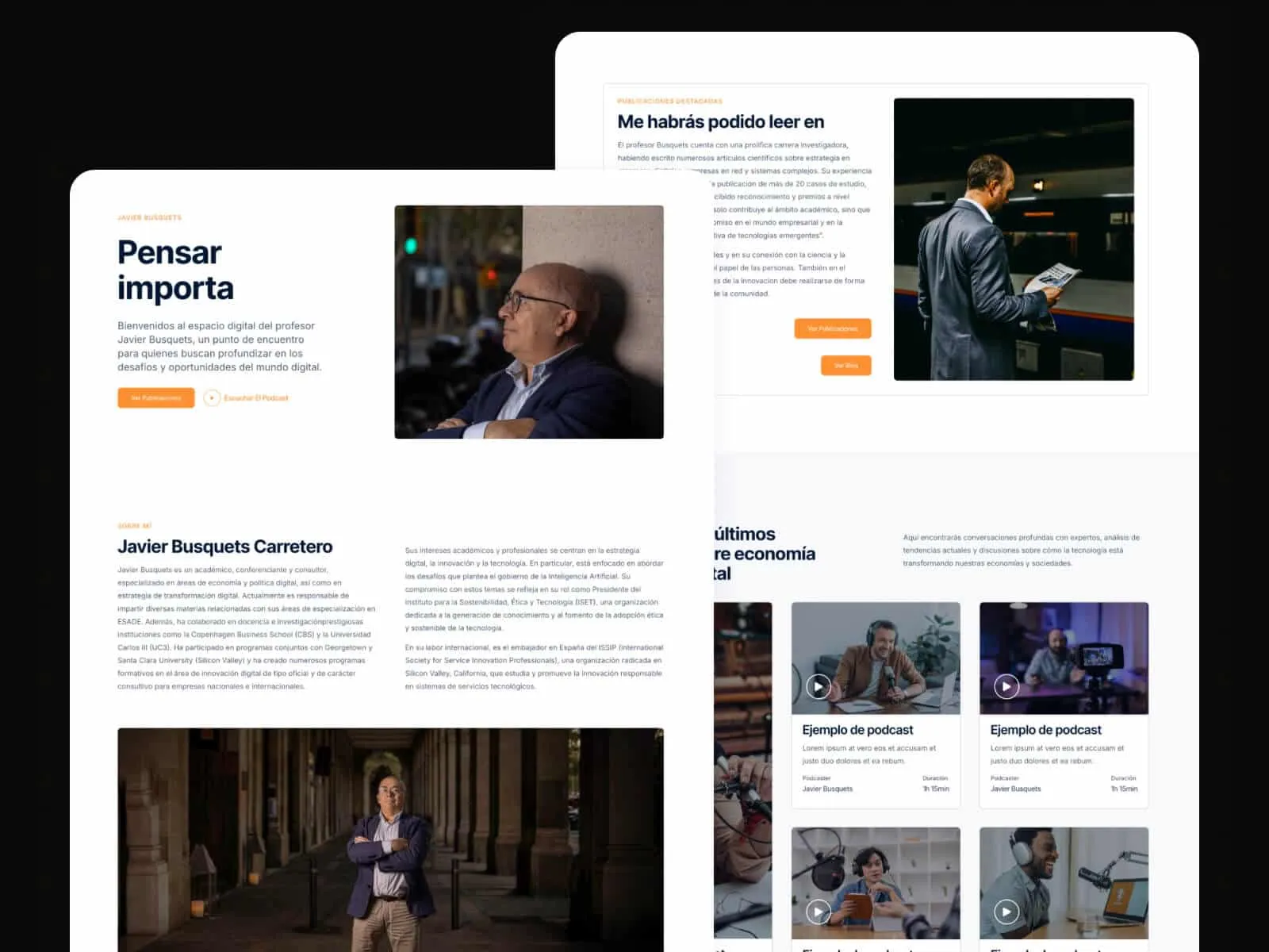 Web de Javier Busquets