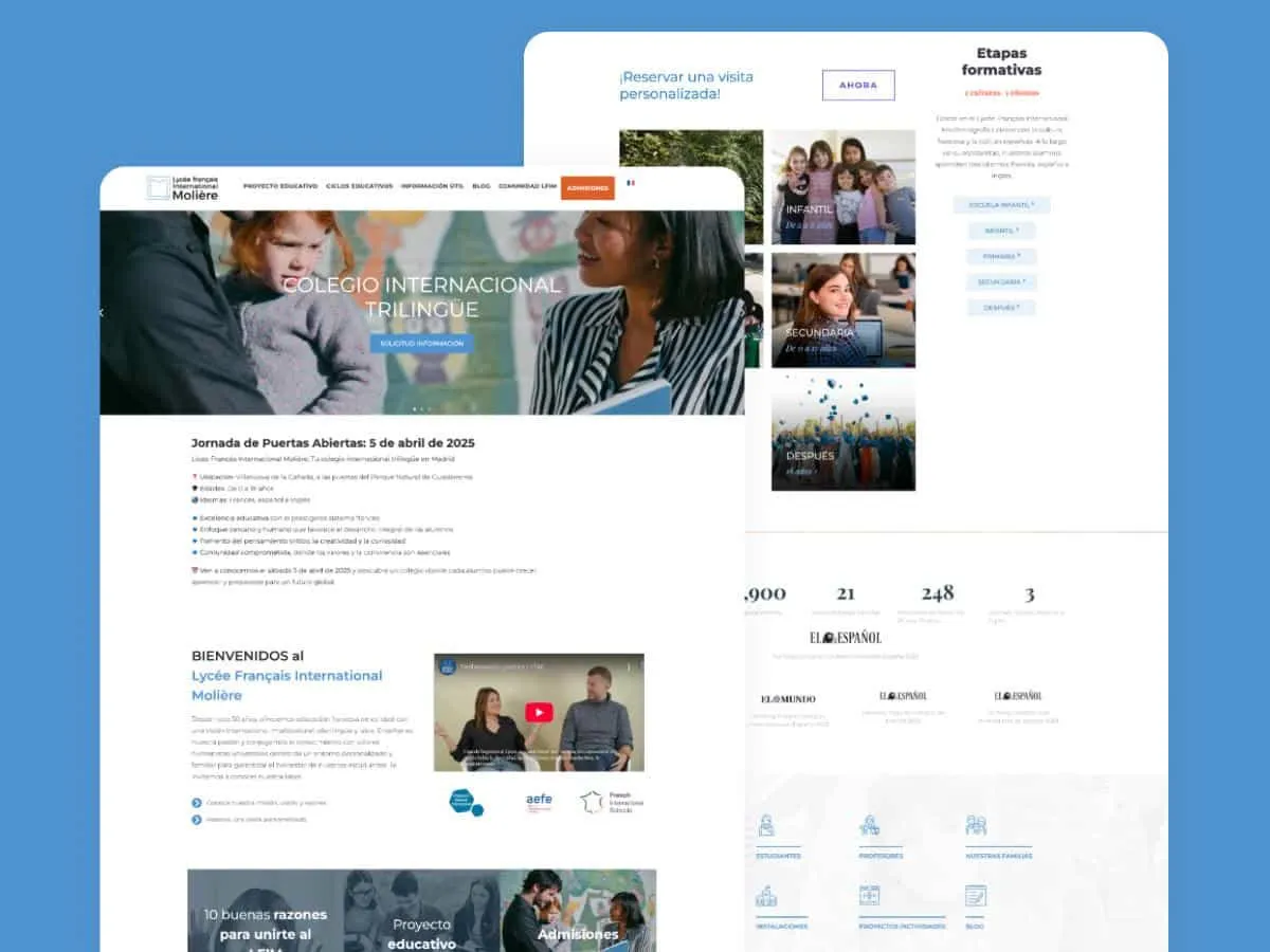 Web de Liceo Francés Molière
