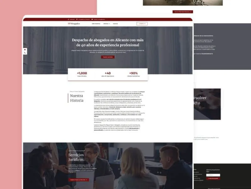 Web de Miguel Pastor Abogados