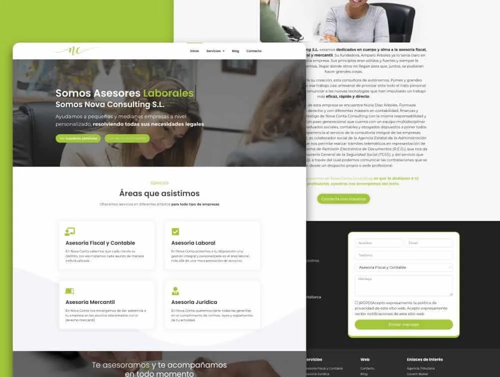 Web de Nova Conta
