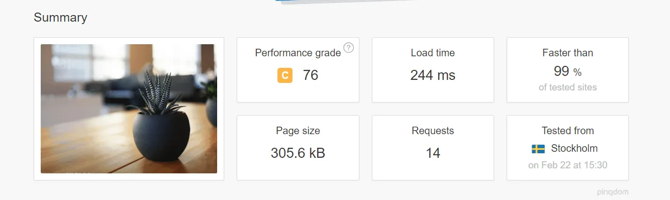 pingdom tools