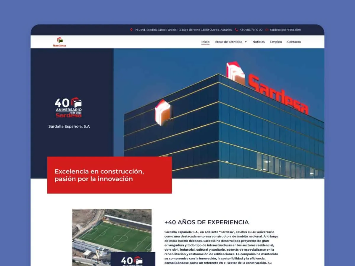Web de Sardesa