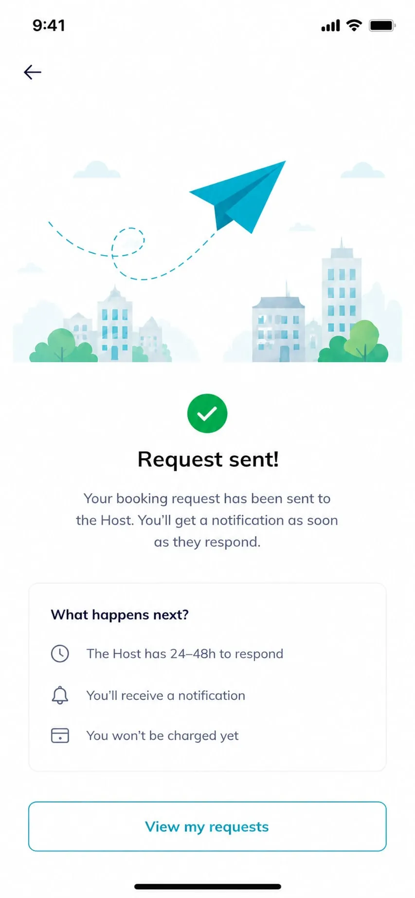 Solicitud enviada: qué pasa después