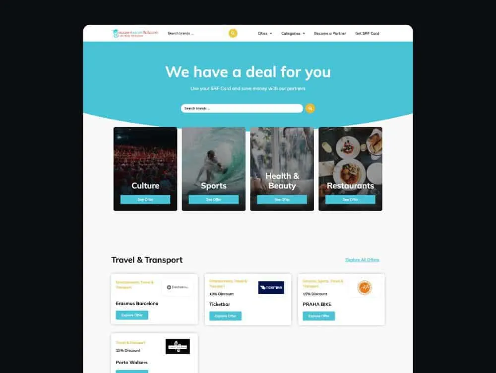 Web de SRF Card