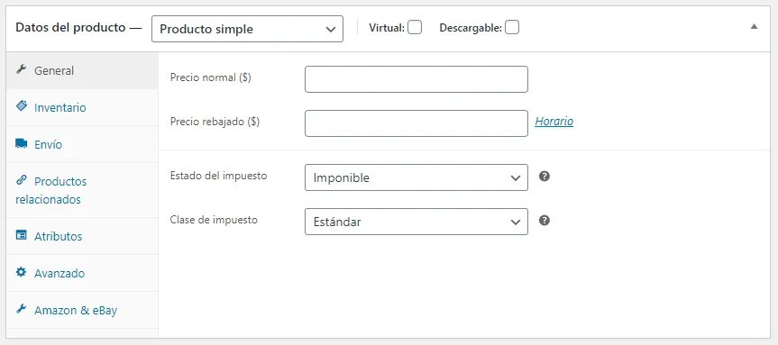 subir productos a woocommerce