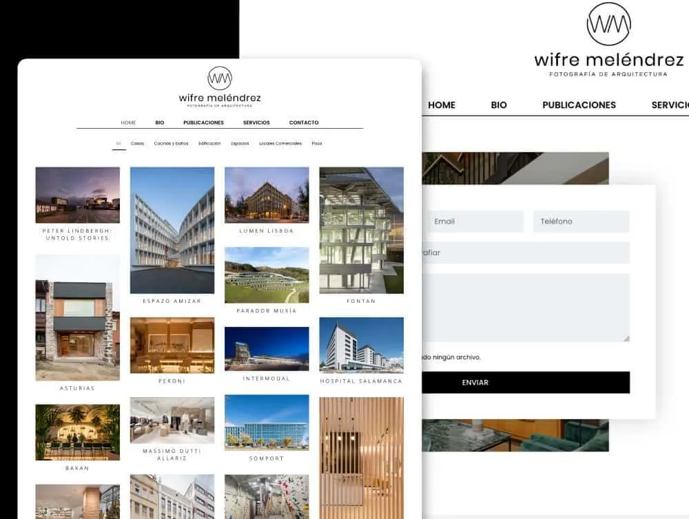 Web de Wifre Meléndrez