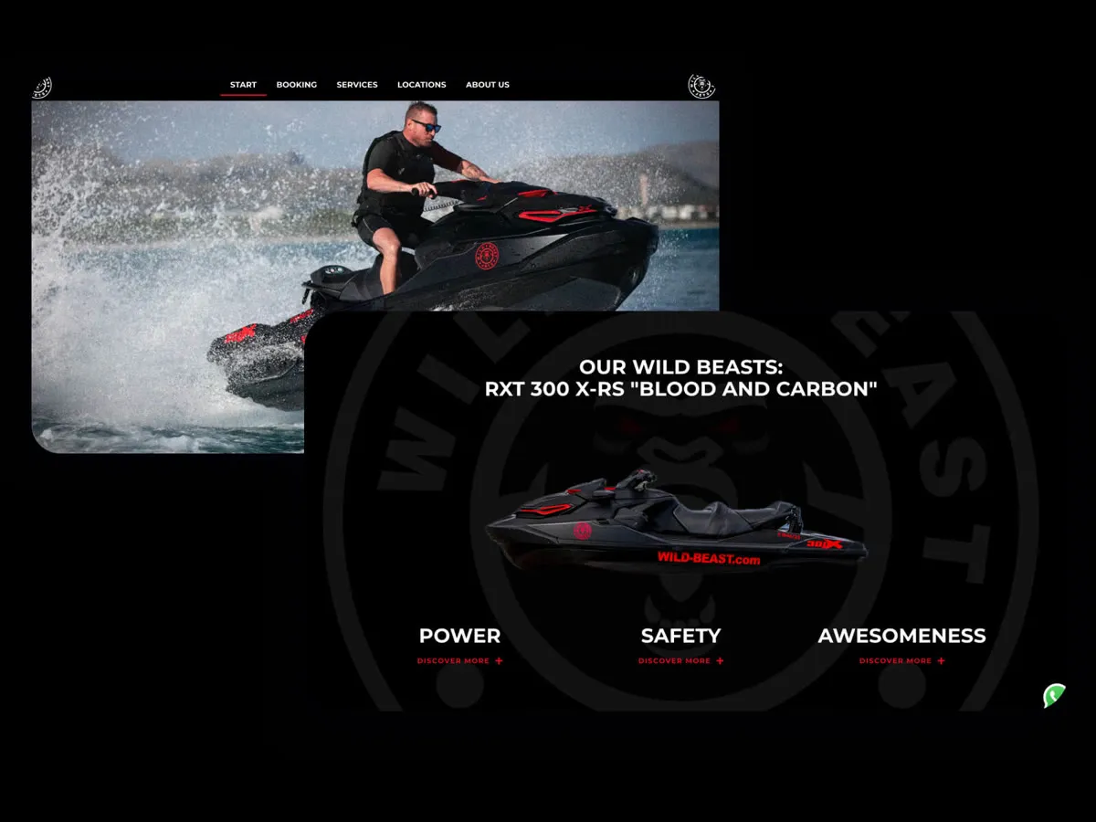 Web de Wild Beast